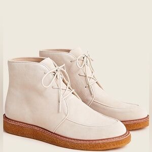 J. Crew Suede Lace Up Desert Boots In Pale Sand Style BD338 Women’s Size 8.5